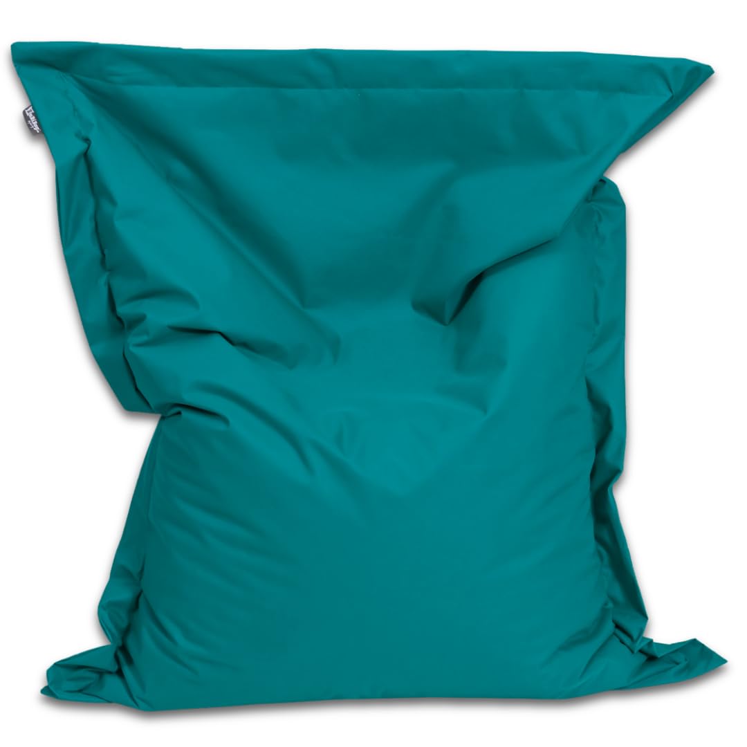 BuBiBag Sitzsack mit Füllung – fertig befüllt geliefert – Handgefertigt – Bean Bag Indoor & Outdoor – Kinder & Erwachsene – wasserabweisend weich bequem – 31 Farben 11 Größen