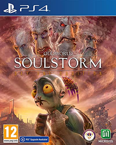 Oddworld Soulstorm Day One Edition PS4 jeu vidéo de plateforme physique avec steelbook
