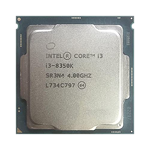  Intel Core i3-8350K i3 8350K 4.0 GHz Processore CPU Quad-Core Quad-Thread Usato 8M 91W LGA 1151