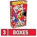 Kellogg's Froot Loops Cold Breakfast Cereal, Fruit Flavored, Breakfast Snacks with Vitamin C, Family Size, Original (3 Boxes)