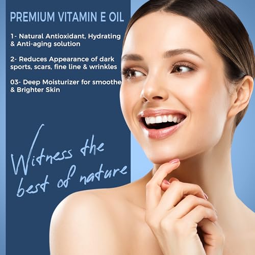 Kanzy Vitamin-E-Öl-Tropfen für Kosmetik 30 ml d-Alpha-Tocopherol, Anti-Falten, Anti-Aging… – Ansicht 4