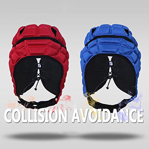 Sports Rugby Roller Hat Goalkeeper Helmet,Rugby Helmet Headguard Headgear for Soccer Scrum Cap Head Protector Soft Protective Helmet for Kids Youth