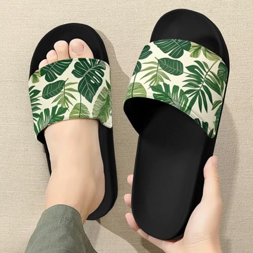 Image of Open Toe Slippers for Women Rubber Slides Womens Sandal Slippers