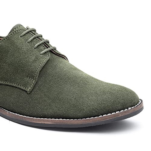Image of LOUIS STITCH Italian Suede Leather Shoes Laceup British Style Handcrafted Casual Shoe for Men (SXSUPL)