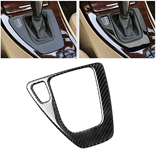 Soft Carbon Fiber Car Control Gear Box Shift Panel Frame Cover Sticker for BMW E90 3 Series 2005-2012 318i 320i 325i 330i 335i