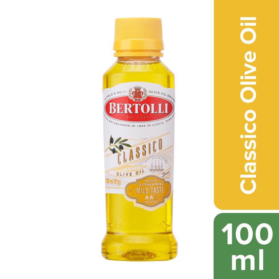 Image of Bertolli Classico Multipurpose Olive Oil- Italian Brand World no 1- 100ml Bottle