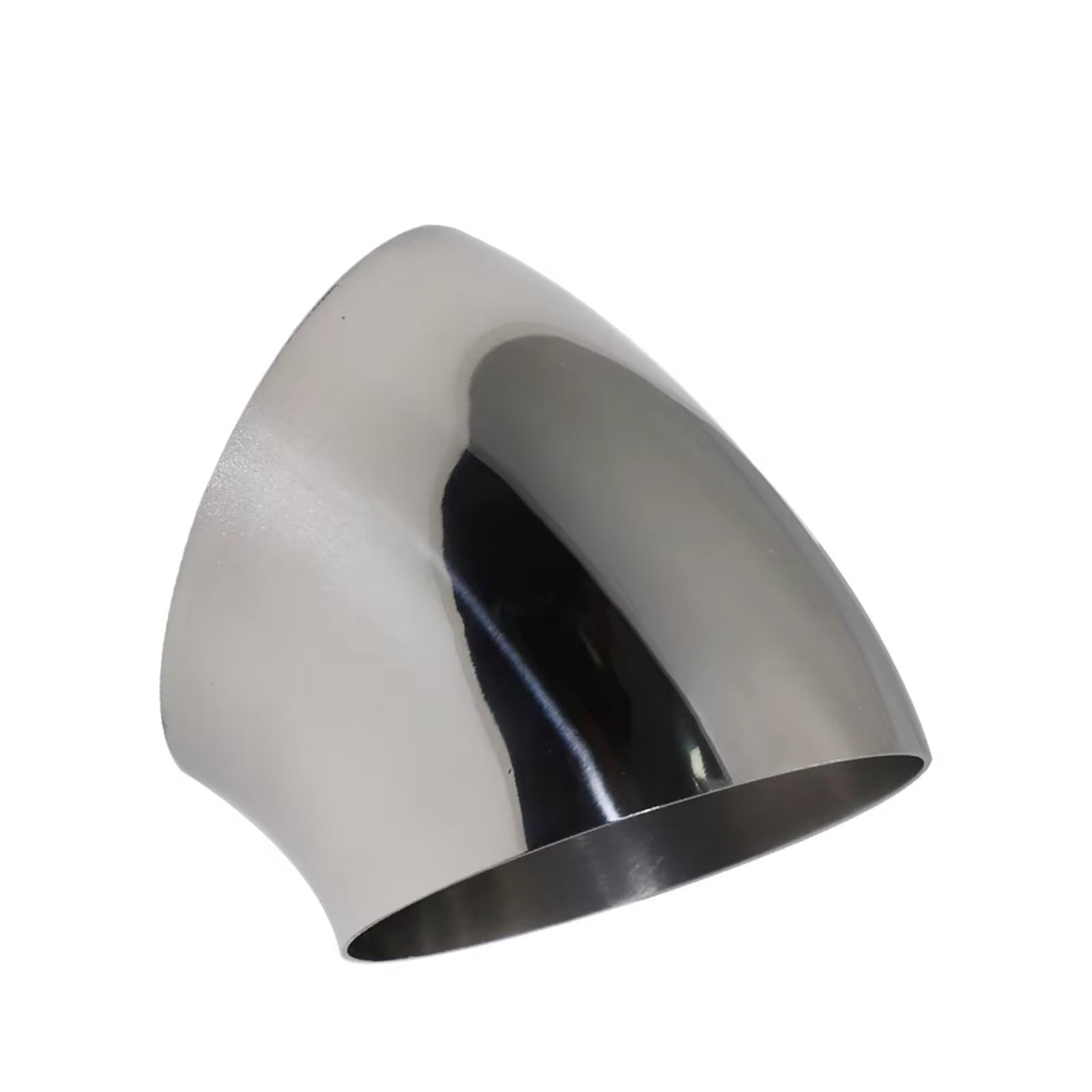 Terminales Escape Universal 304 Acero Inoxidable Codo 45 Grados Tubo Soldadura Sanitaria Junta Montaje Escape Motocicleta Coche Soldado(OD 60MM-1.2MM,5PCS)