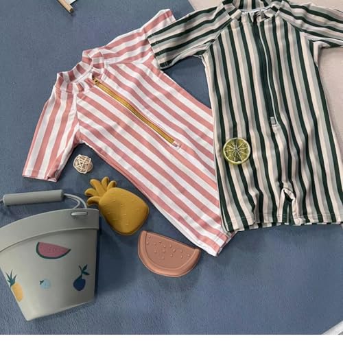 Image of Boys One Piece Swimsuit Whale Dolphin Bathing Suit Zipper Rash Guard Kid Short Sleeve Swimwear Shark Beach Wear UPF50+