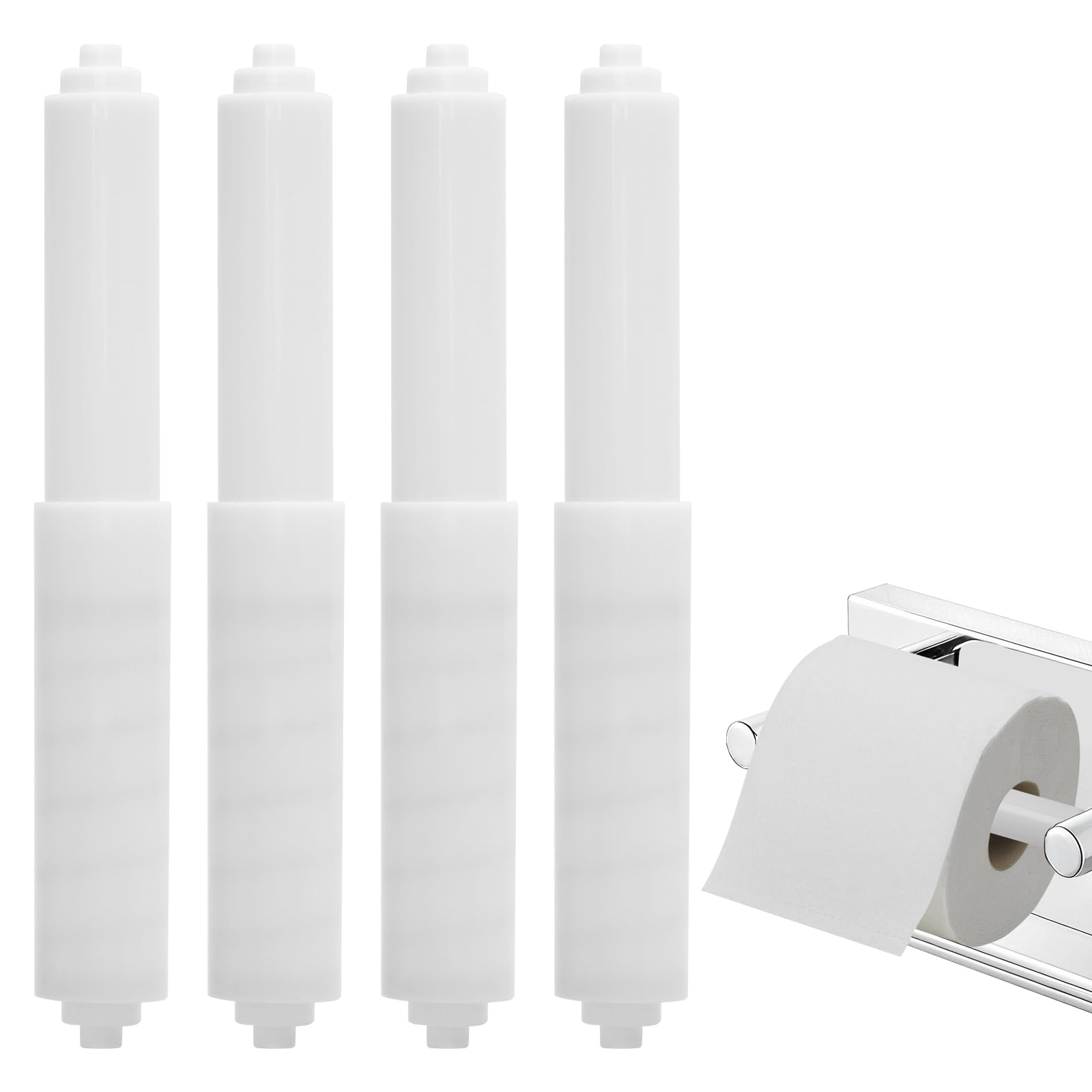 4 Pcs Spring Loaded Toilet Paper Holder,Tissue Holder for Toilet