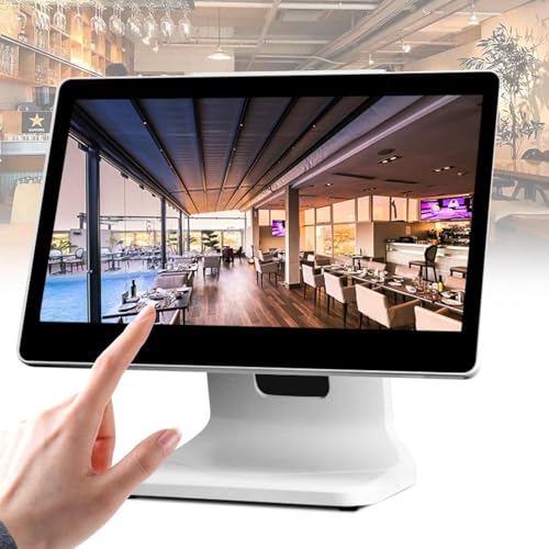 Image of Cash Register System, 15.6 Inch LCD Touch Screen VGA Retail Restaurant Monitor, 1366 x 768 Resolution Touch Screen Cash Register SSD 64 Touch Screen Monitor