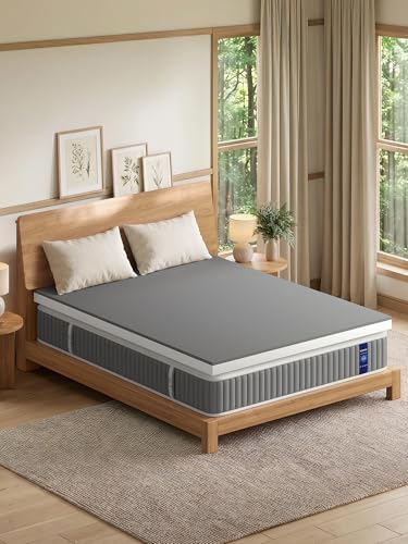 BedStory 2 Inch Twin Size Firm Mattress Topper, Bamboo Charcoal Infused Breathable Bed Topper for Back Pain Relief, High Density Foam, Without Cover, Fiberglass Free, CertiPUR-US Certified,2026 — view 6