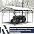 Xilingol Metal Carport, Heavy Duty Carport Canopy with Galvanized Steel Frame and Roof, Outdoor Storage Shed, Car Tent Garage Shelter for Pickup, Truck, Boat and Tractor (10x15 FT Black)