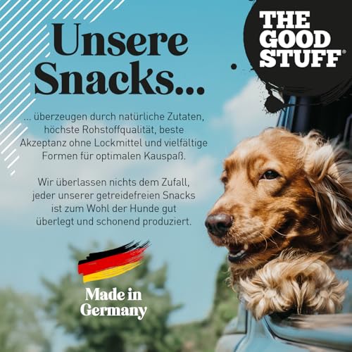 The GOODSTUFF Pferde-Würfel Soft 150 g | Pferdefleisch Hundeleckerlies getreidefrei & luftgetrocknet | Hundesnack Würfel | Trockenfleisch für Hunde | Trainingsleckerli | Super-Premium Hundefutter