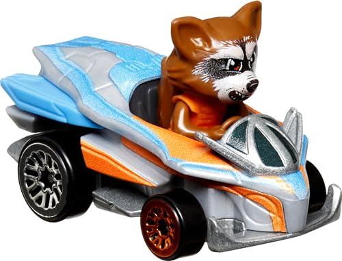 Hot Wheels Marvel RacerVerse - 5 Autos de Juguete 1:64