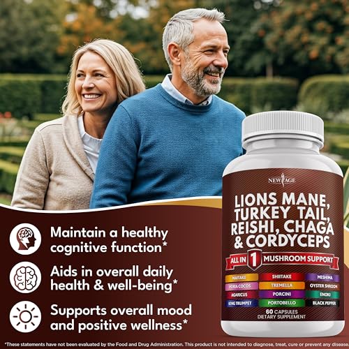 NEW AGE 20-in-1 Mushroom Supplement