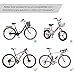 HOMCOM Portabicicletas Trasero Portón Plegable con Correas hasta 3 Bicis Soporte de...