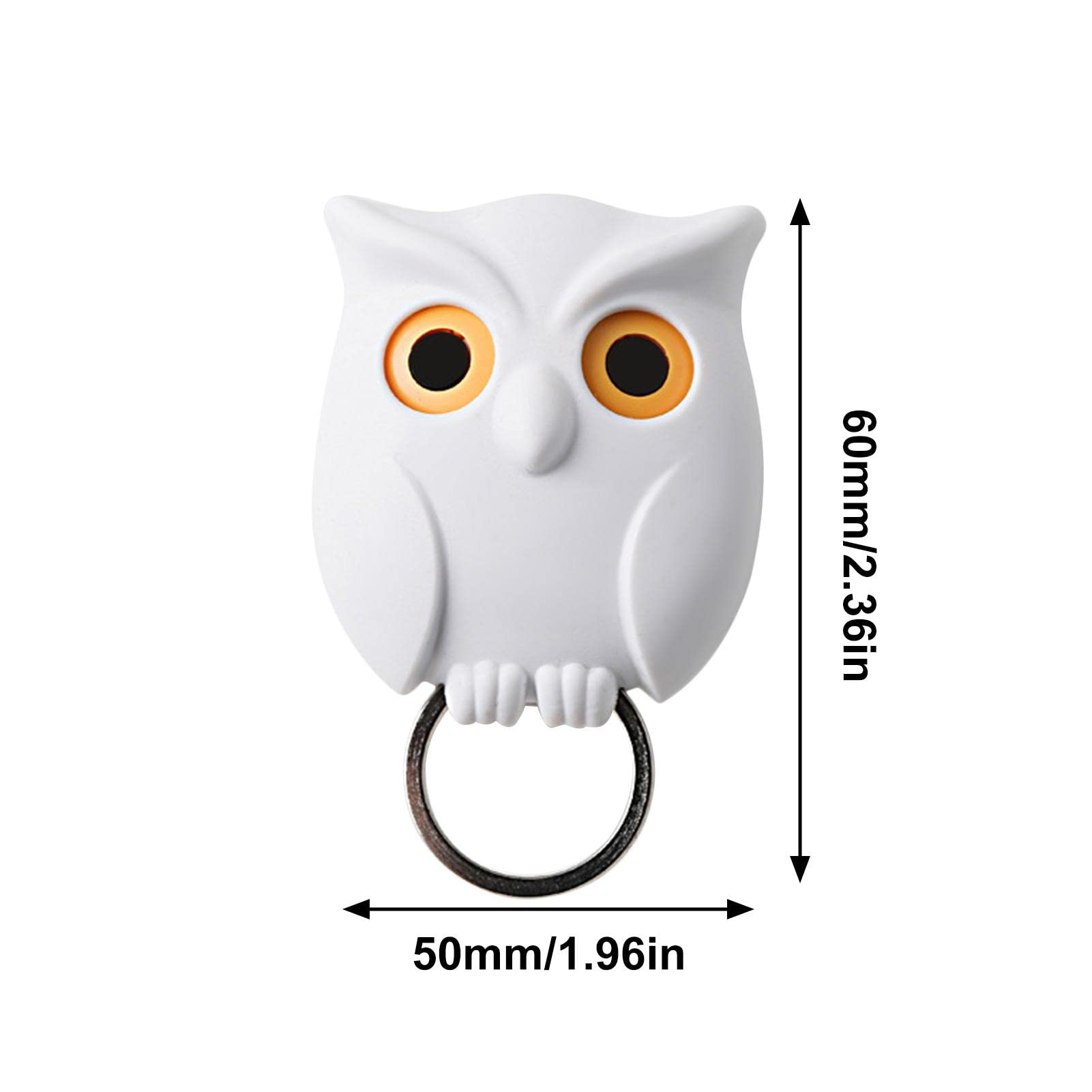 Lot De 2 Porte-clés Hibou Et Croissant De Lune En Argent - Décoration Créative Pour Clés De Voiture Ou Sac à Main - Idéal Cadeau Femme