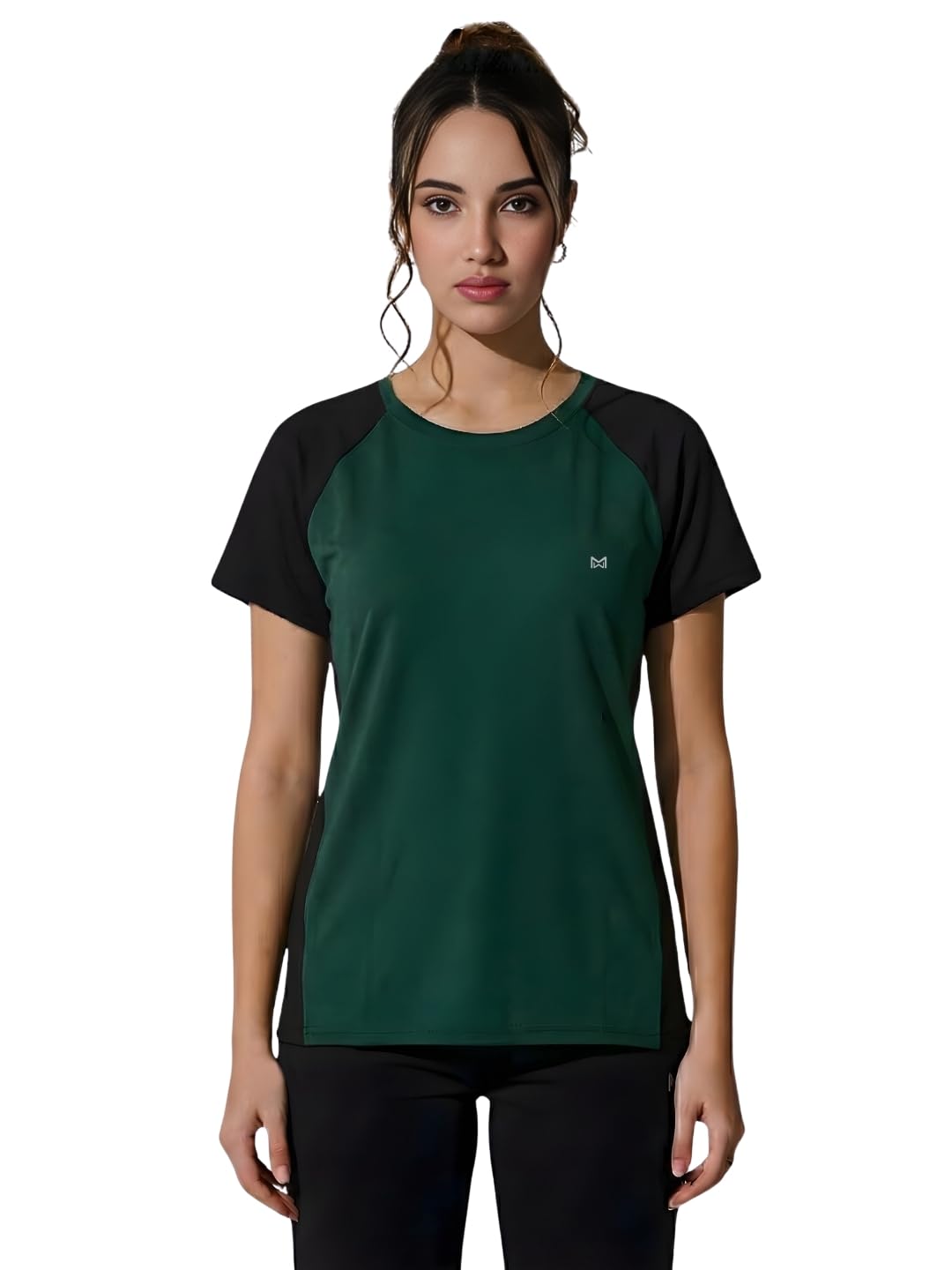 Gym Tshirt for Women, Sports Tshirt Women, Stretchable & Quick Dry Polyester Workout T Shirts for Women (Pack of 1)-image-33