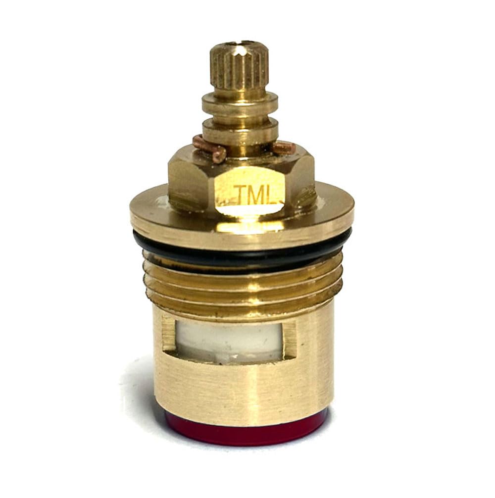 Tml Blue Compatible Victorian Plumbing Victoria Plum Bath Tap Cartridges Quarter Turn 20 Splines 50Mm Height Hot Clockwise