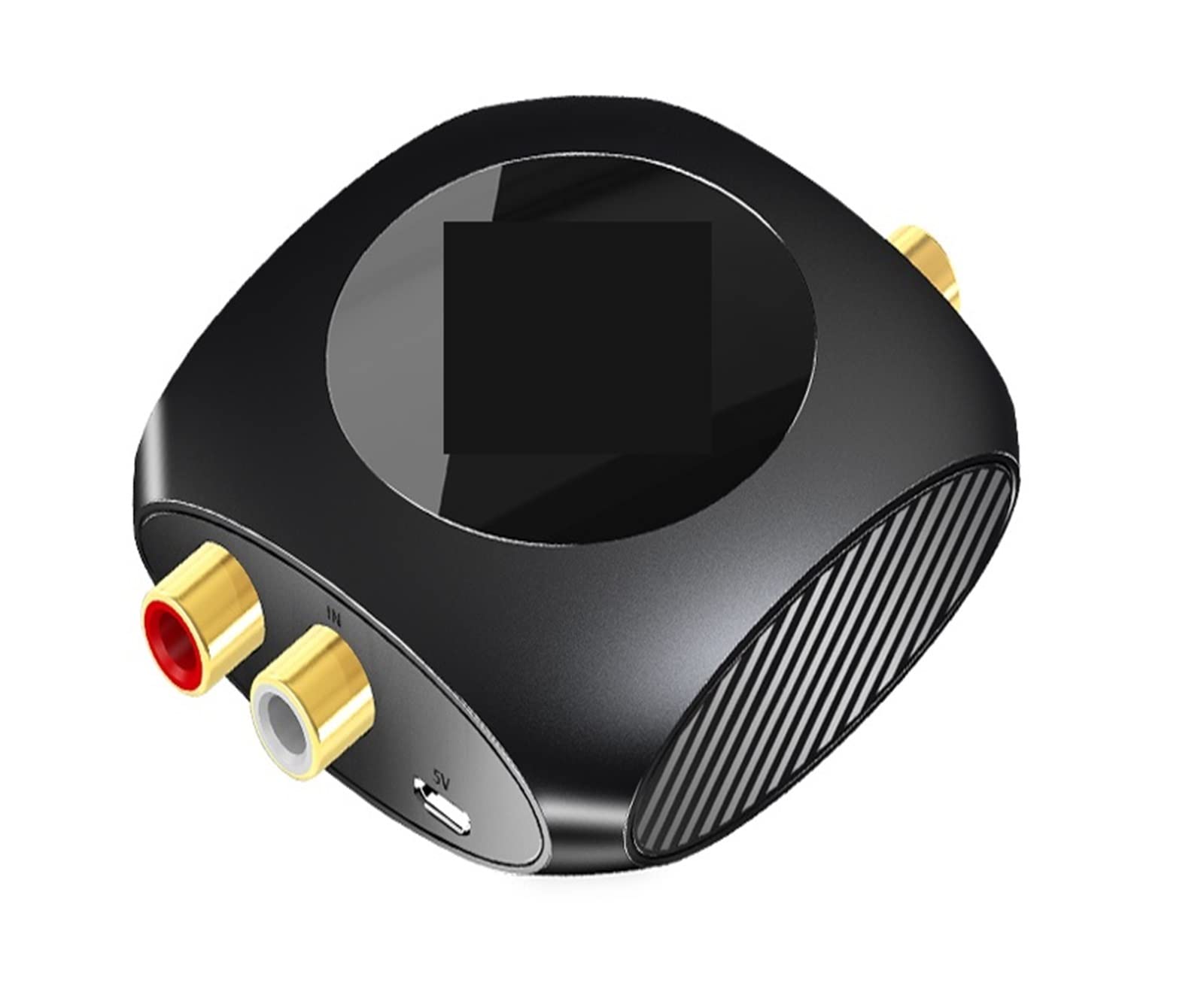 CUDTAPI 96KHz Analog to Digital Audio Converter Adapter R/L RCA to SPDIF Optical Coaxial for Amplifier Soundbar Speaker(1)