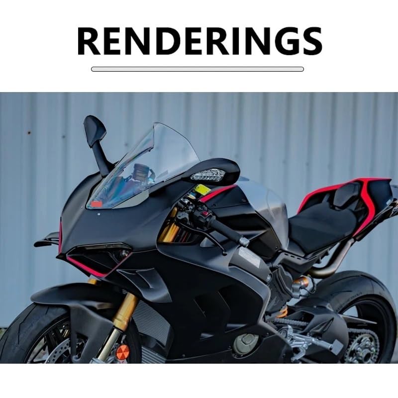 Spoiler carénage carbone Panigale V4 V4S V4R SP 2022 2023 moto - 2