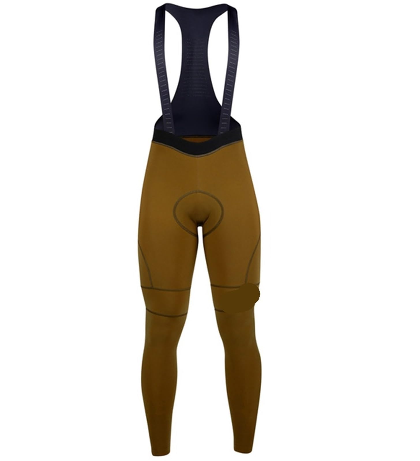 Pantalón De Peto para Ciclismo Babero de Invierno for Hombre, Pantalones for Ciclismo al Aire Libre, Pantalones con Pechera, Almohadilla de Gel de montaña, Mallas for Bicicleta(Brown,M)