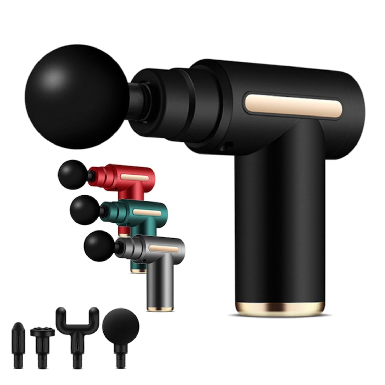 Amronix Ultragun Massager Gun, 4 Heads, 6 Speed, Rechargeable, Handheld, Deep Tissue Percussion Muscle Massager for Full Body Pain Relief of Neck, Shoulder, Back, Foot. (B0D2XYV1JK) Amazon Price History, Amazon Price Tracker