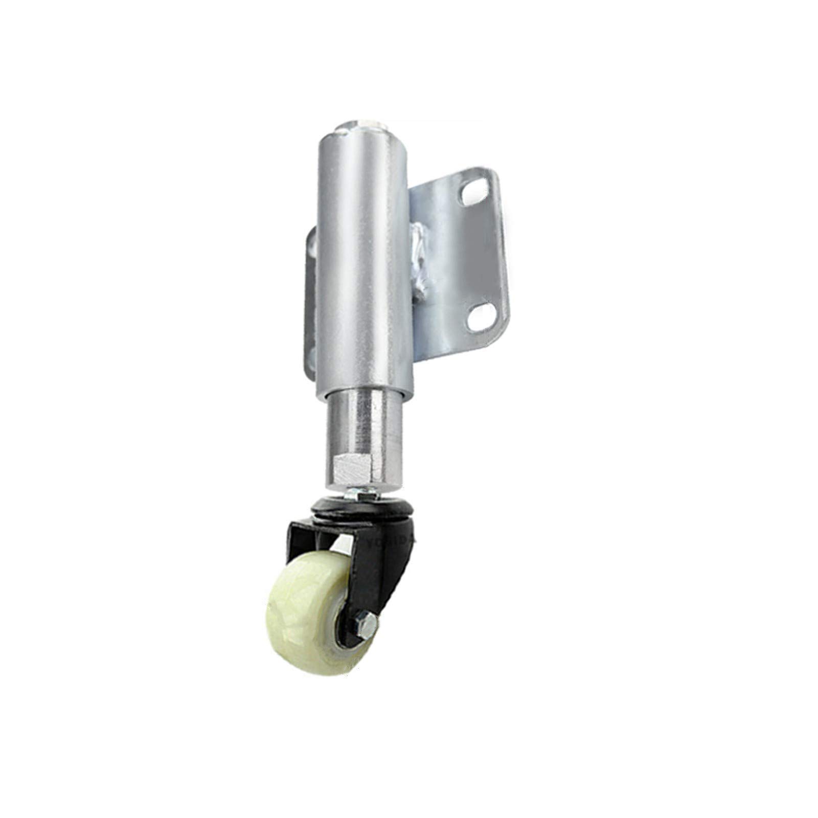 GBRJUYF Heavy Duty 50kg Braked Swivel Caster Wheels, Spring Loaded Furniture Castors for Tables & Trolleys, 30mm Diameter, Durable & Highly Scalable, Perfect for Gate & Furniture Mobility