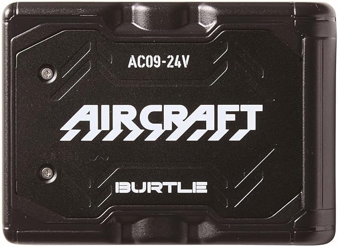 B U R T L E 24V リチウムイオンバッテリー AC09 単品 マットブラック(2024年モデル ファンユニット互換性あり)