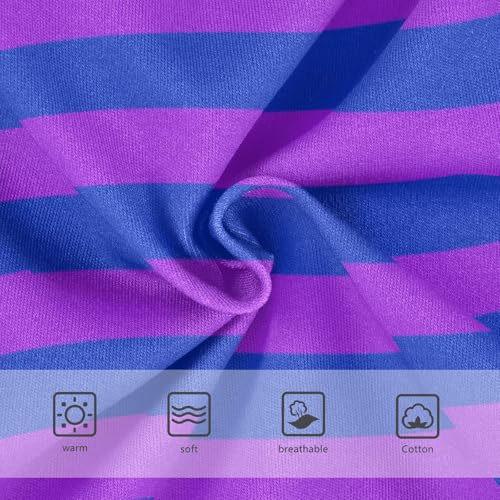 Purple Navy Stripe Toddler Boy's Underwear 2T3