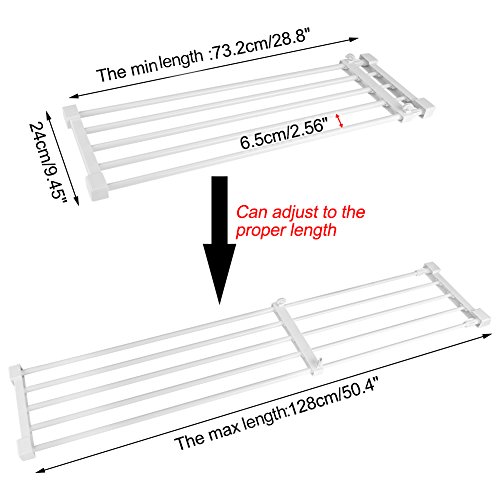 Adjustable Extendable Shelf Compartment for Wardrobe Shelf Divider for Closet Telescopic Cabinets for Wardrobe Kitchen - Image 2