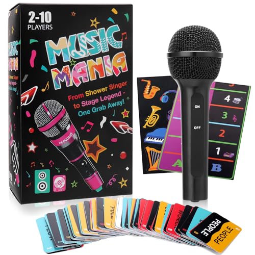 Mity rain Music Party Games Fast-Paced Trivia Card Games for 2-10 Players