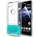 Pixel 2 Case,Google Pixel 2 Case with HD Screen Protector for Girls Women,LeYi Cute Bling Shiny Moving Quicksand Liquid Glitter TPU Protection Phone Case for Google Pixel 2 (2017) ZX Turquoise