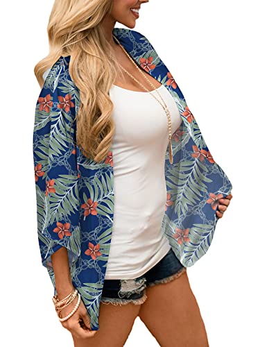 Image of BB&KK Women's Floral Kimono Summer Short Cover Ups Tops