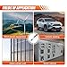 GAOLAOSY Car Windshield Lock Strip Insert Tool, Car Windscreen Seal Trim Removal & Installation Tools with 4 Tool Heads, Labor-Saving Auto Repair Accessories for Windshield Gaskets