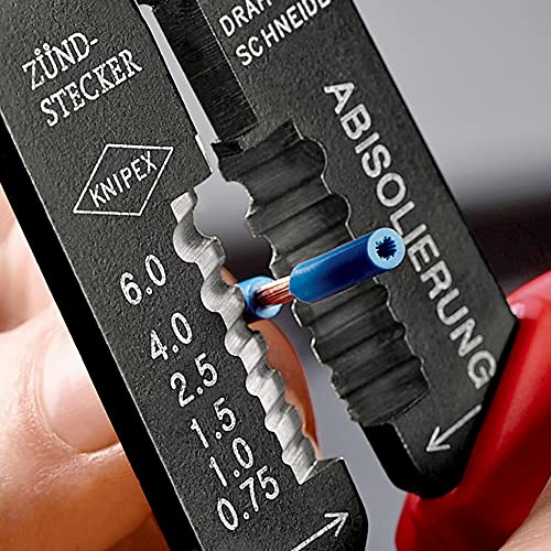 KNIPEX Crimpzange auf SB-Karte schwarz lackiert, 97 32 240 SB – Ansicht 7