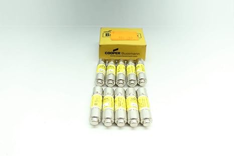 Box of 10 COOPER BUSSMANN LP-CC-6 Low Peak Class CC Fuse 6A 600V-AC D666186
