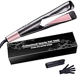 【PAQUETE Y GARANTÍA DE SATISFACCIÓN DEL 100%】 Además de la plancha para el cabello, hay una cubierta protectora resistente al calor y un guante resistente al calor de buena calidad, que puede brindarle una mejor experiencia al peinar el cabello. Tenemos mucha confianza en nuestros productos. GARANTÍA DE 1 AÑO para nuestra varita para rizar el cabello.