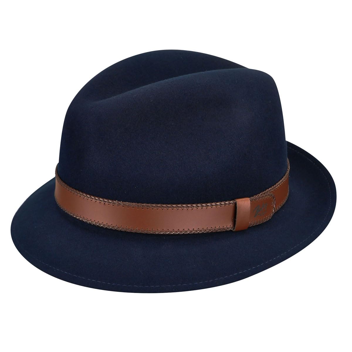 Bailey of Hollywood Perry Fedora Navy, Medium