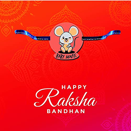 Image of TheYaYaCafe Little Bro Printed Rakhi for Baby Brother | Rakshabandhan Baby Bro Rakhi