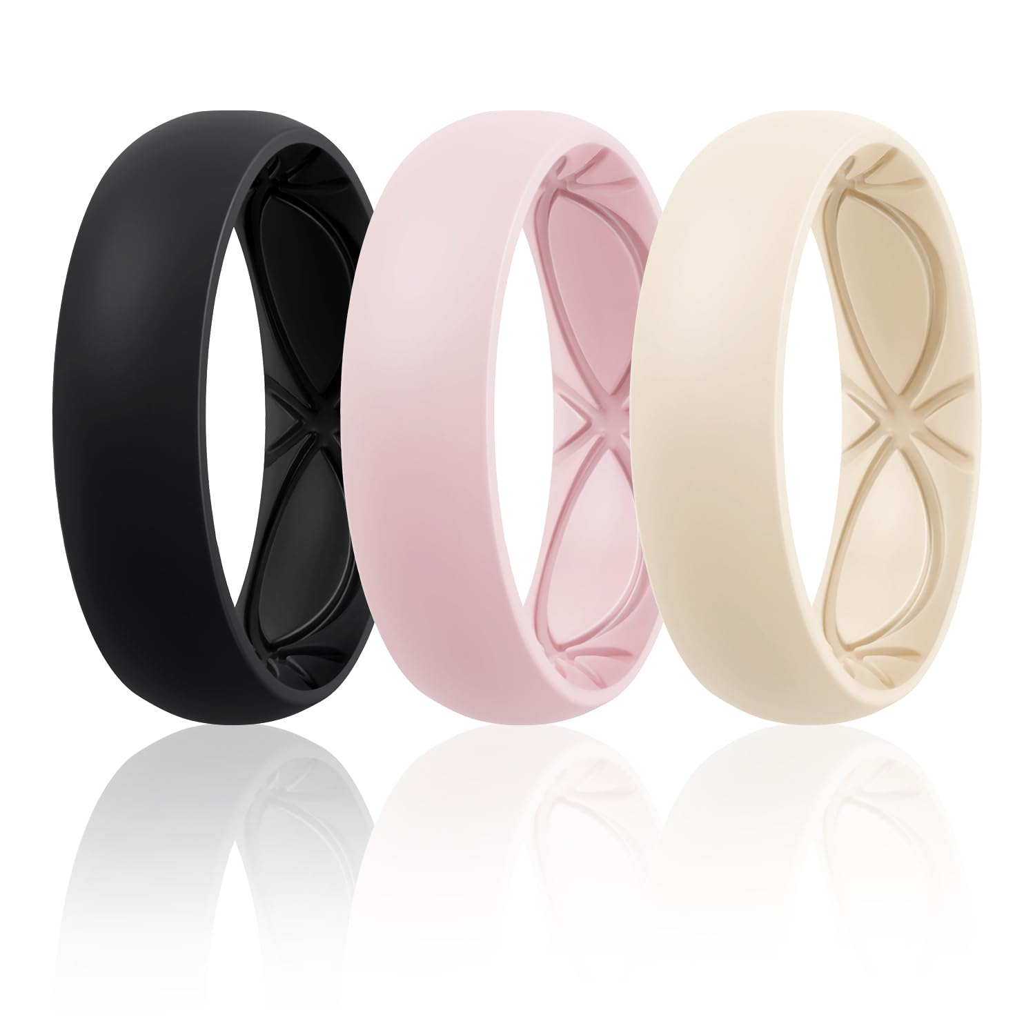 Egnaro 4/5/8 Variety Multipack Ergonomic Breathable Bridal Rings Sets