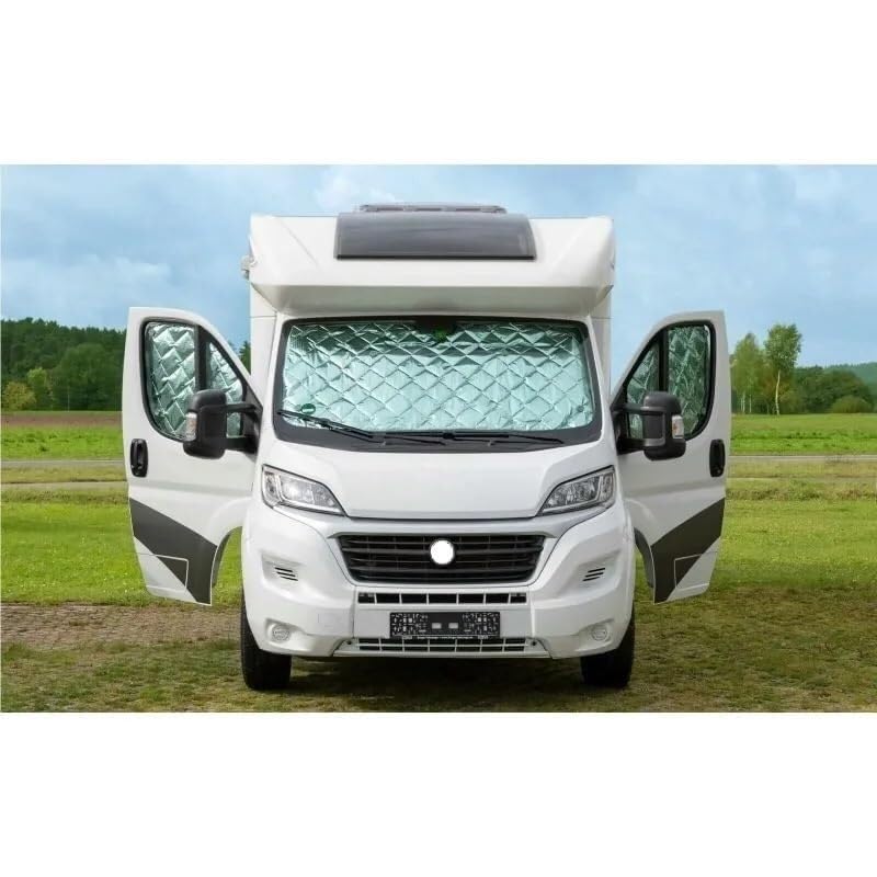Rideau Voiture,Rideau Occultant Voiture Campervan Car Sun Fit Utilisation for Fiat Ducato 2006-2022 Stores Thermiques internes 7 Couches Couverture Pare-Brise Auto Pare-Soleil Accessoires intérieurs