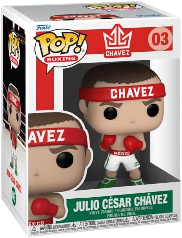 Miniatura 2 de POP Boxeo - Figura de vinilo de Julio César Chávez Funko (con funda protectora de caja compatible)