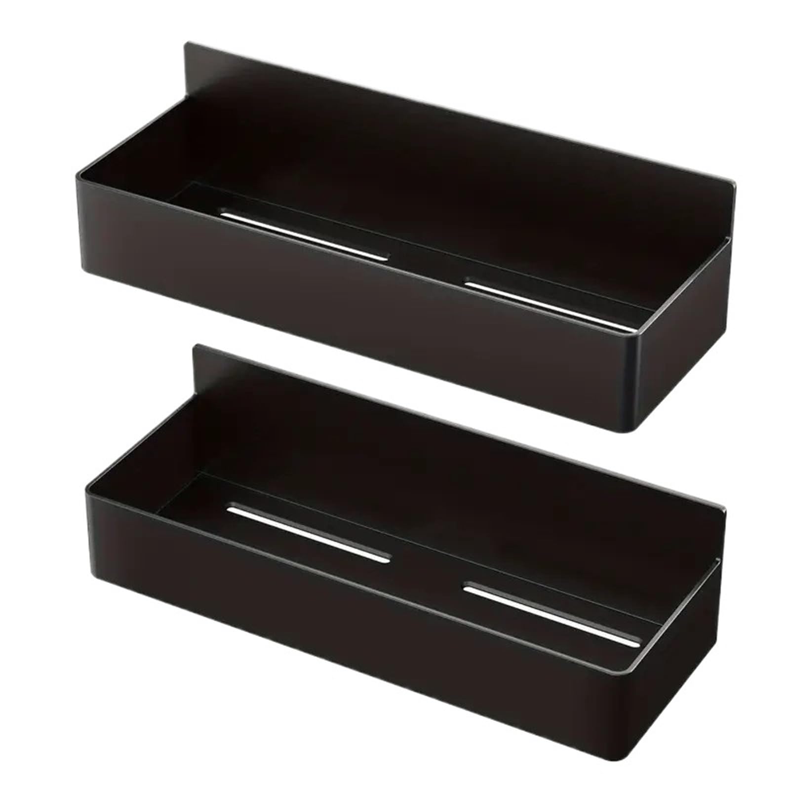 JTKSSCS Magnetic Shelf 2pcs Storage Magnetic Basket For Fridge Multifunctional Kitchen Rack Saving Space For Refrigerator(Black - 2pcs)