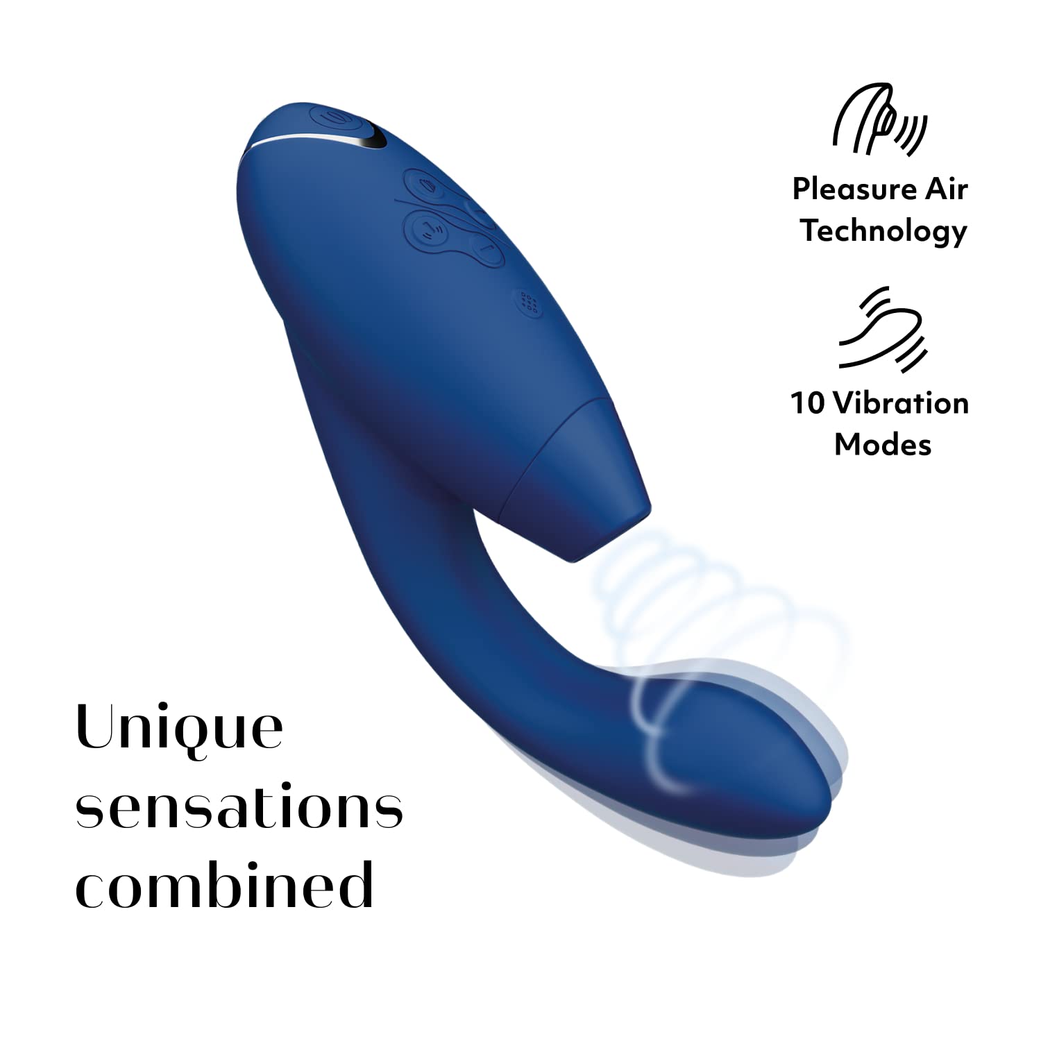 Amazon.com: Womanizer Duo 2 Blue Dual Stimulation Pleasure Air Clitoris  Sucker Rabbit Vibrator & Romp Pleasure Kit with Wand, Clitoral Suction Toy  & Cock Ring - Couples Sex Toys Bundle : Health