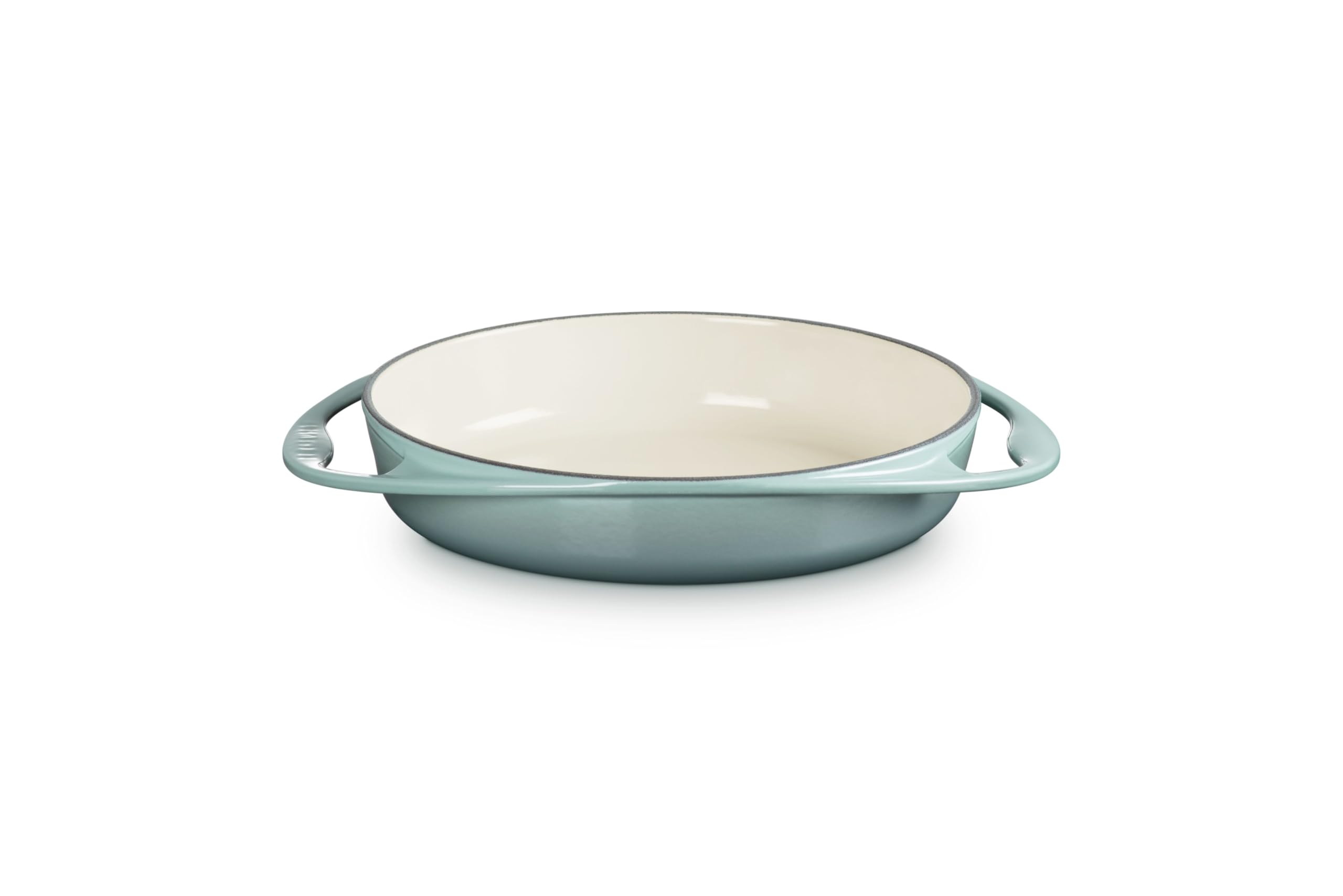 Le Creuset Traditionelle runde Tarte-Tatin-Form aus emailliertem Gusseisen, 2 l, Meersalz