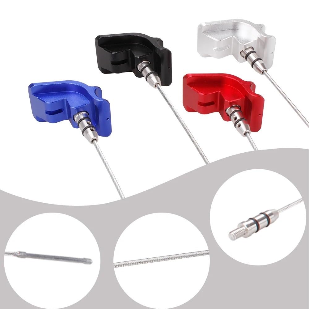 Asta olio motore Adatto per Hon&da K-Series Motore Dip Stick Strumento di controllo del livello Asta olio in lega alluminio billet(K20 Red)