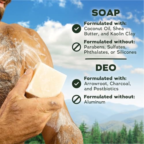 Dr. Squatch Natural Men’s Bar Soap and Deodorant, Sonic (3-Pack) - image 7