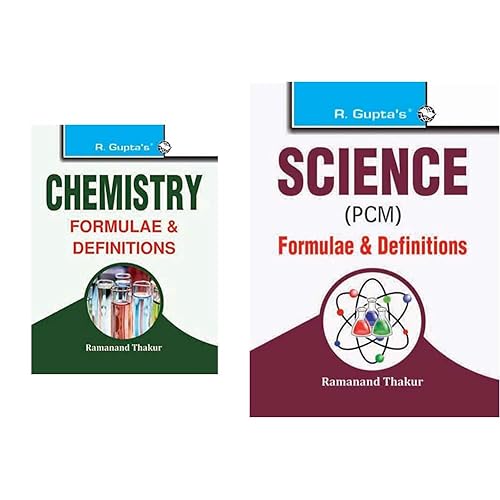 Chemistry Formulae &amp; Definitions + Science (PCM) Formulae &amp; Definitions (Pocket Book) (Set of 2 Books)