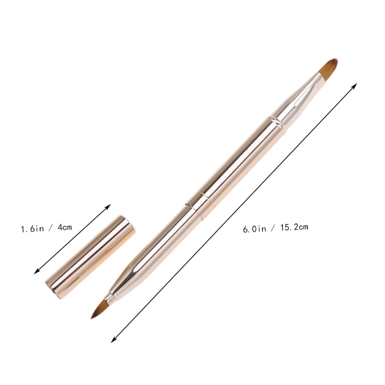 FOYTOKI Makeup Tool Kit Retractable Lip Brush Lipstick Applicator Wands Face Makeup Lip Gloss Essential Kit